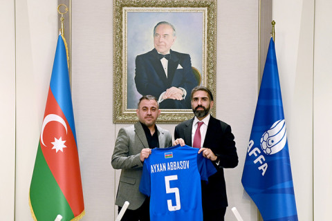 AFFA prezidenti Ayxan Abbasovla görüşdü