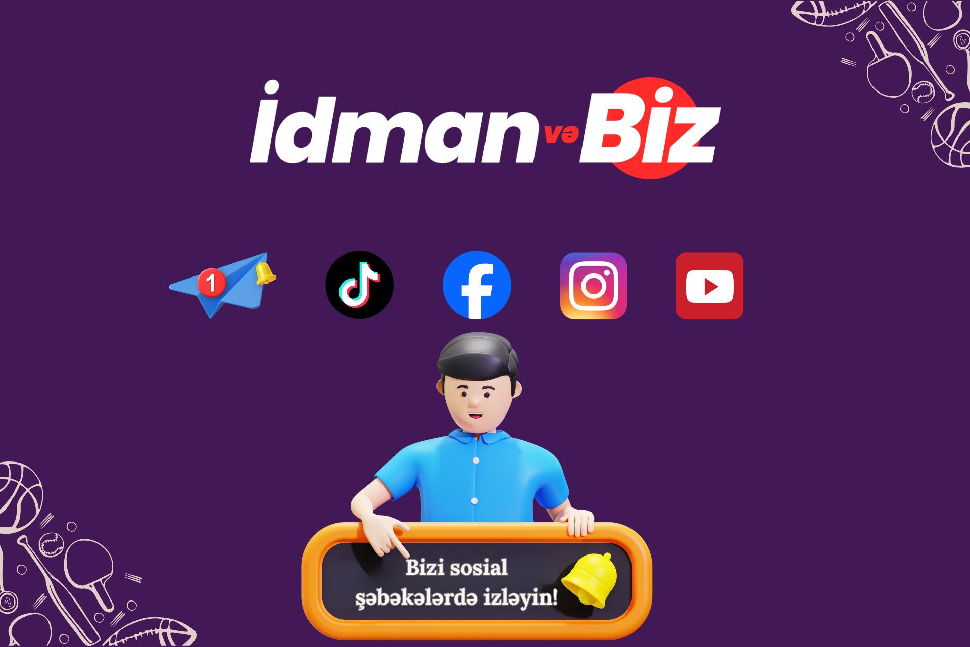 Ən son idman yenilikləri üçün sosial şəbəkə hesablarımıza abunə olun - SİYAHI