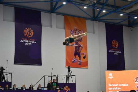 Azərbaycan idmançıları batut gimnastikası üzrə yarışda finala vəsiqə qazanıblar - YENİLƏNİB + FOTO