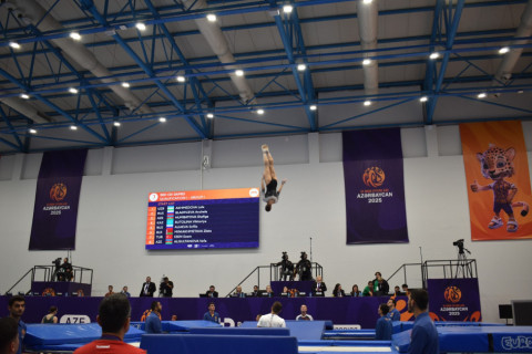 Azərbaycan idmançıları batut gimnastikası üzrə yarışda finala vəsiqə qazanıblar - YENİLƏNİB + FOTO