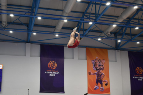 Azərbaycan idmançıları batut gimnastikası üzrə yarışda finala vəsiqə qazanıblar - YENİLƏNİB + FOTO