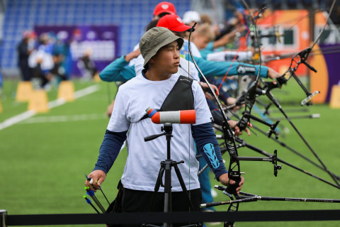 III Игры стран СНГ: пять азербайджанских спортсменов вышли в 1/8 финала соревнований по стрельбе из лука - ФОТО