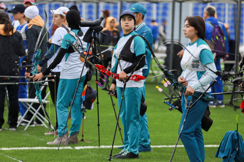 III Игры стран СНГ: пять азербайджанских спортсменов вышли в 1/8 финала соревнований по стрельбе из лука - ФОТО