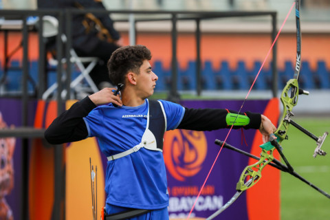 III Игры стран СНГ: пять азербайджанских спортсменов вышли в 1/8 финала соревнований по стрельбе из лука - ФОТО