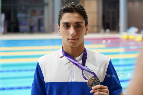 III MDB Oyunları: Azərbaycan üzgüçüləri 1 qızıl, 1 bürünc medal qazanıblar - YENİLƏNİB + FOTO