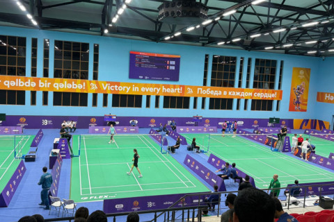MDB Oyunları: Azərbaycan badmintonçuları 1/4 finala yüksəliblər