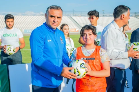 Naxçıvanda kütləvi futbol festivalı - FOTO