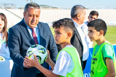 Naxçıvanda kütləvi futbol festivalı - FOTO