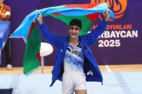 III MDB Oyunları: Azərbaycan gimnastları 1 qızıl, 1 bürünc medal qazanıblar - YENİLƏNİB + FOTO