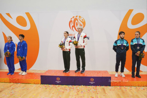 III MDB Oyunları: Azərbaycan batut gimnastikası yarışlarında 6 medal qazandı - YENİLƏNİB + FOTO