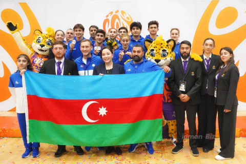 III MDB Oyunları: Azərbaycan batut gimnastikası yarışlarında 6 medal qazandı - YENİLƏNİB + FOTO
