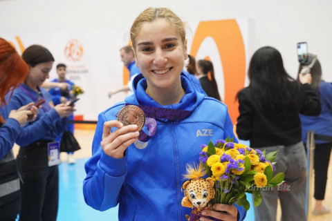 III MDB Oyunları: Azərbaycan gimnastları 1 qızıl, 1 bürünc medal qazanıblar - YENİLƏNİB + FOTO