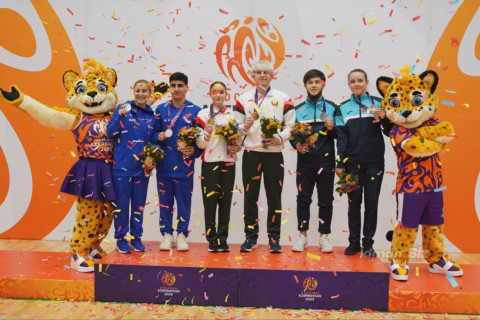 III MDB Oyunları: Azərbaycan batut gimnastikası yarışlarında 6 medal qazandı - YENİLƏNİB + FOTO