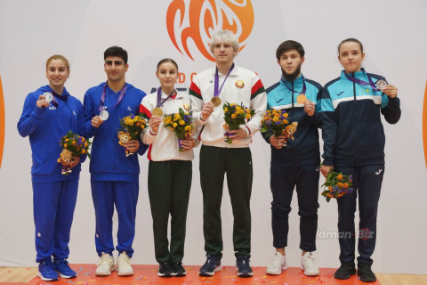 III MDB Oyunları: Azərbaycan batut gimnastikası yarışlarında 6 medal qazandı - YENİLƏNİB + FOTO