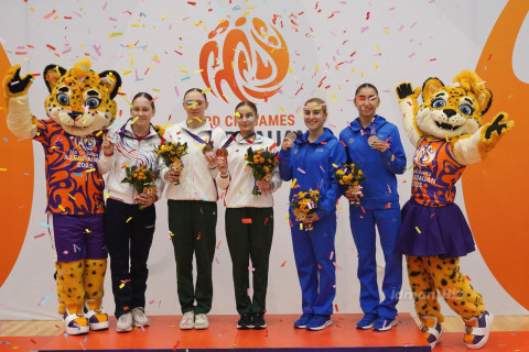 III MDB Oyunları: Azərbaycan batut gimnastikası yarışlarında 6 medal qazandı - YENİLƏNİB + FOTO