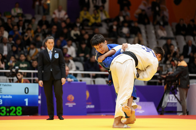 12 азербайджанских дзюдоистов вышли в финал III Игр стран СНГ - ФОТО