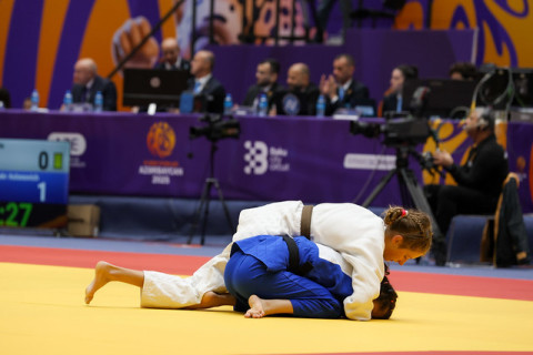 12 азербайджанских дзюдоистов вышли в финал III Игр стран СНГ - ФОТО