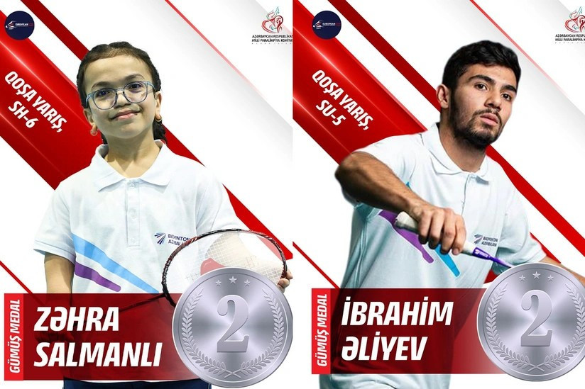 Parabadmintonçularımızdan Avropa çempionatında 2 medal - FOTO