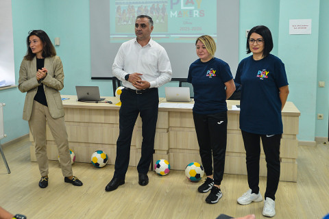 “Playmakers” layihəsi çərçivəsində təlim-seminar - FOTO