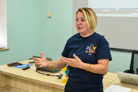 “Playmakers” layihəsi çərçivəsində təlim-seminar - FOTO