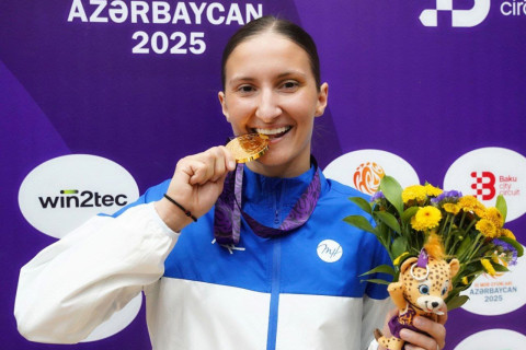 İrina Zaretska III MDB Oyunlarındakı qələbəsi barədə:“Çempionları qələbə dayandırmır” - FOTO