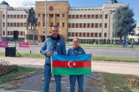 Azərbaycan atletindən beynəlxalq yarışda GÜMÜŞ MEDAL + FOTO