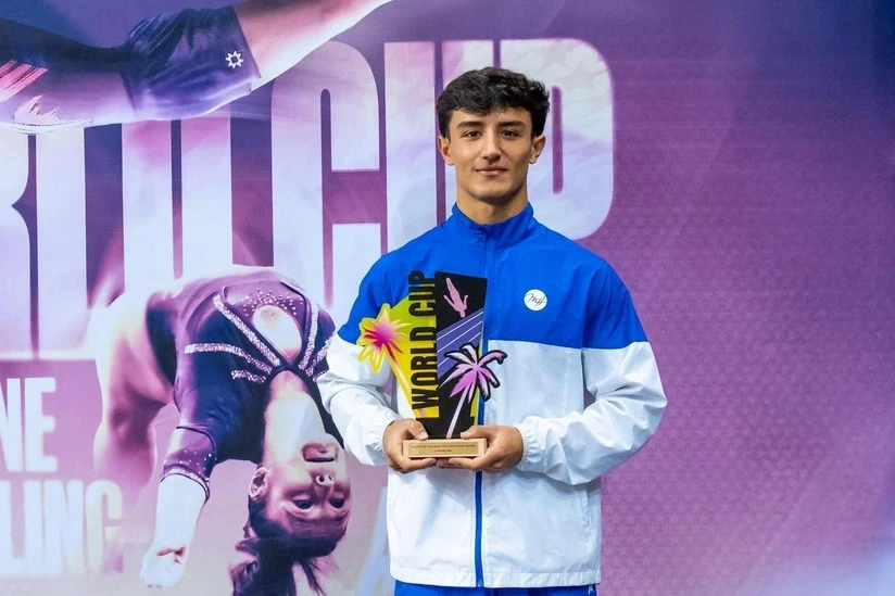 Azərbaycan gimnastı Dünya Kubokunun ümumi hesab mərhələlərinin qalibi olub - FOTO