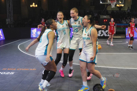 III MDB Oyunları: Basketbol üzrə yığmalarımız YARIMFİNALDA - FOTO
