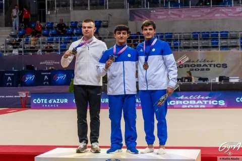 Azərbaycan gimnastı Dünya Kubokunun ümumi hesab mərhələlərinin qalibi olub - FOTO