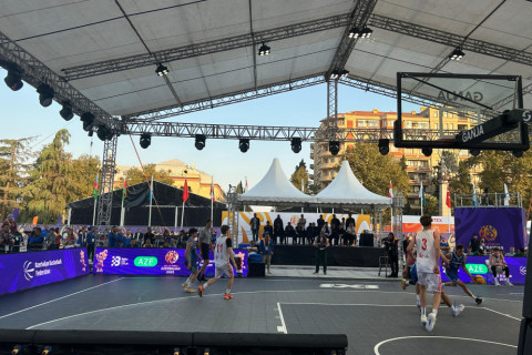 III MDB Oyunları: Oğlanlardan ibarət 3x3 basketbol millimiz dördüncü oldu