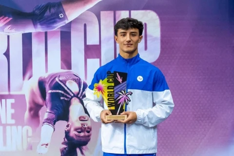 Azərbaycan gimnastı Dünya Kubokunun ümumi hesab mərhələlərinin qalibi olub - FOTO