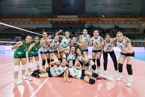 III MDB Oyunları: 15 yaşadək voleybolçu qızlar arasında qaliblər müəyyənləşib - FOTO