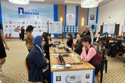 Avropa çempionatı: Şahmat komandamız Çexiya ilə heç-heçə edib - FOTO