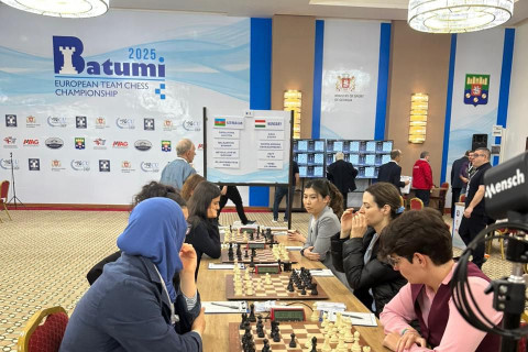 Avropa çempionatı: Şahmat komandamız Çexiya ilə heç-heçə edib - FOTO