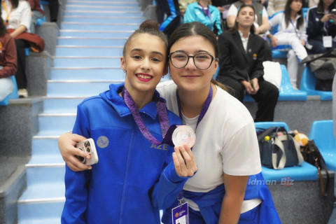 III MDB Oyunları: Azərbaycan gimnastları komanda hesabında üçüncü olub - YENİLƏNİB + FOTO