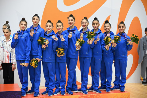 Azərbaycanın bədii gimnastları III MDB Oyunlarında səkkiz medal qazanıblar - YENİLƏNİB + FOTO/VİDEO
