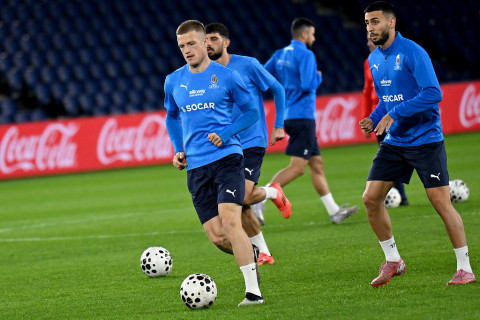 Azərbaycan millisi “Park de Prens”də məşq edir - FOTO + VİDEO