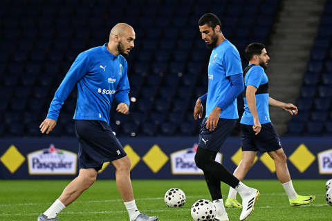 Azərbaycan millisi “Park de Prens”də məşq edir - FOTO + VİDEO