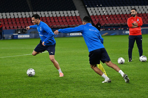 Azərbaycan millisi “Park de Prens”də məşq edir - FOTO + VİDEO