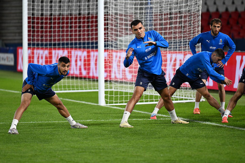 Azərbaycan millisi “Park de Prens”də məşq edir - FOTO + VİDEO