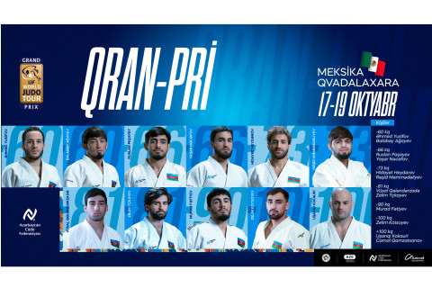 Azərbaycan cüdoçuları Meksikada Qran-Pri turnirində mübarizə aparacaq