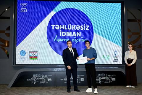 Milli Olimpiya Komitəsinin “Təhlükəsiz idman” proqramı başa çatdı - FOTO