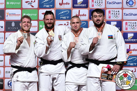Azərbaycan cüdoçuları Peru Qran-prisində yeddi medal qazandılar - FOTO/VİDEO