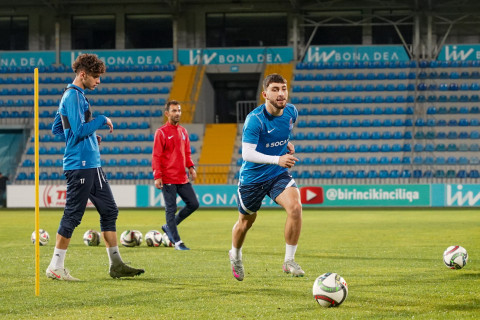 U-21 yığmamızın Şotlandiya ilə oyunöncəsi açıq məşqi - FOTO