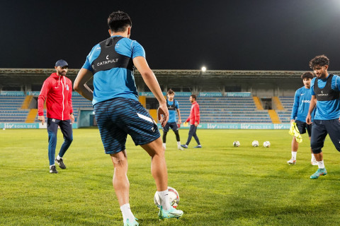 U-21 yığmamızın Şotlandiya ilə oyunöncəsi açıq məşqi - FOTO