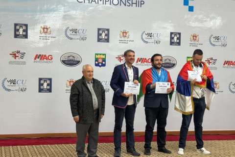 Азербайджанские шахматисты награждены на чемпионате Европы в Батуми - ФОТО