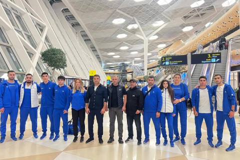 Azerbaijani karate team heads to Paris for qualification tournament