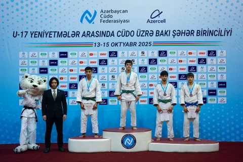 Cüdo üzrə yeniyetmələr arasında Bakı birinciliyinin son qalibləri də məlum olub - FOTO