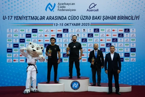 Cüdo üzrə yeniyetmələr arasında Bakı birinciliyinin son qalibləri də məlum olub - FOTO