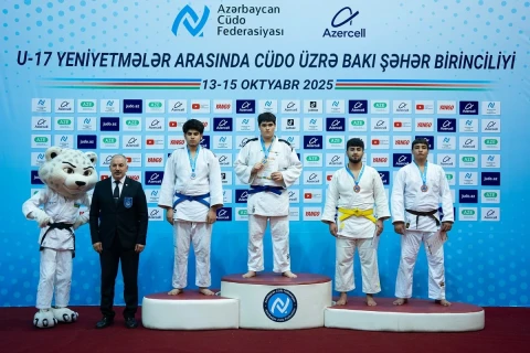 Cüdo üzrə yeniyetmələr arasında Bakı birinciliyinin son qalibləri də məlum olub - FOTO